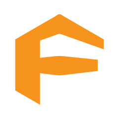 Obraz premium Letter F logo icon design template elements