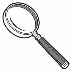 Premium Magnifying Glass Icon for UI