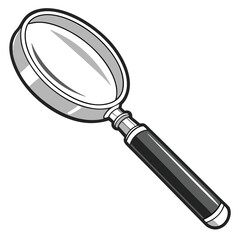 Premium Magnifying Glass Icon for UI