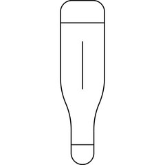 Thermometer icon single vector illustration