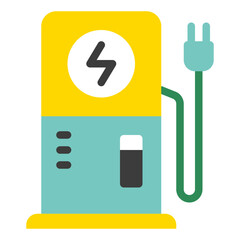 Electric Charging Station Icon