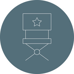 Chair icon single vector illustration