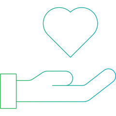 Love icon single vector illustration