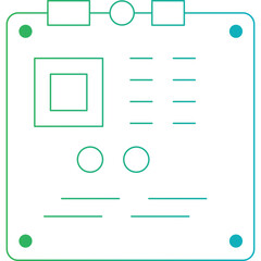Clipboard icon single vector illustration