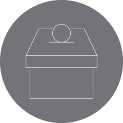 Donations icon single vector illustration