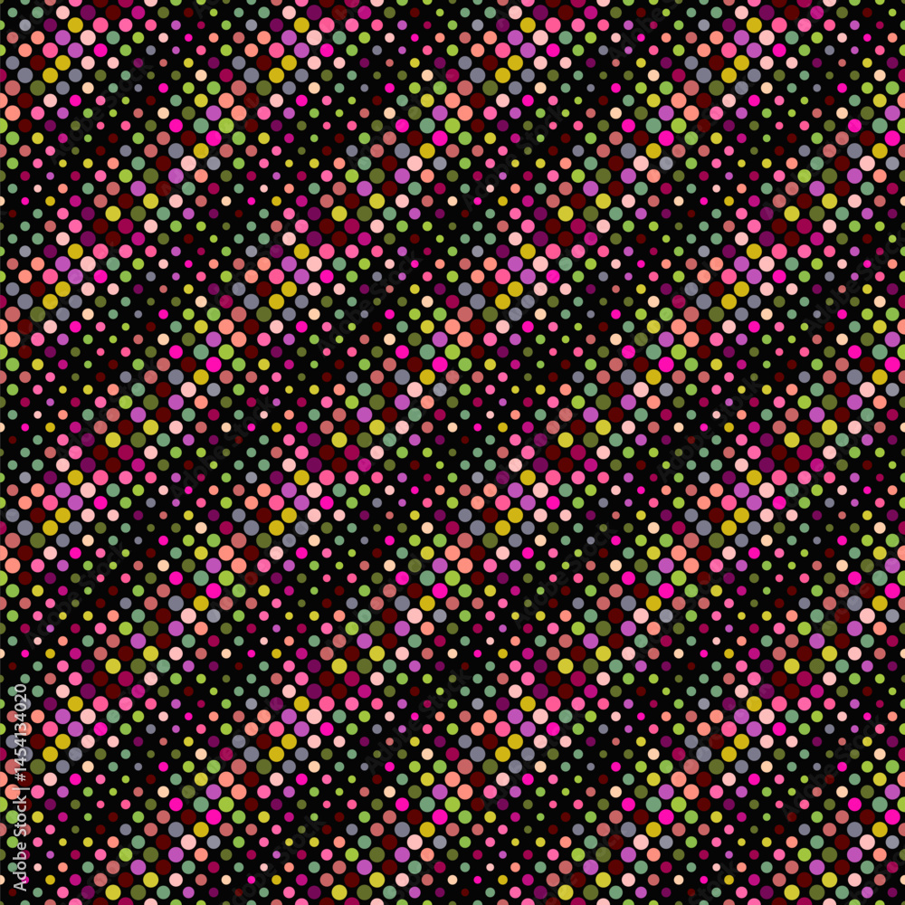 Poster abstract seamless circle pattern background - colorful vector illustration from circles
