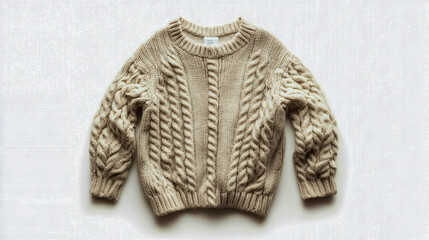 Sweater Screwed Isolated on White Background.