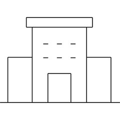 Office icon single vector illustration