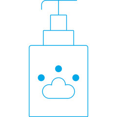 Pet cleaner icon single vector illustration