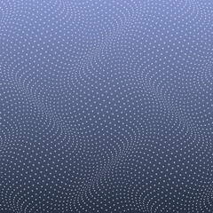 Wavy gradient dots on an abstract gradient background