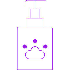 Pet cleaner icon single vector illustration