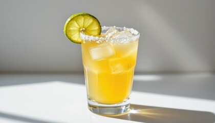 Refreshing cocktail recipe home bar beverage photography bright setting close-up summer vibes