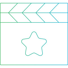 Video icon single vector illustration