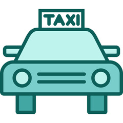 Taxi solid icon