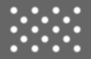 The effect of light reflection through the circles. Shadow and light from circles on a transparent background. PNG