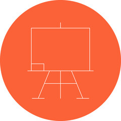 Story board icon single vector illustration