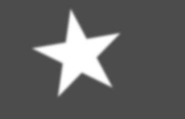 Obraz premium The effect of the reflection of a star on the wall. Shadow and light from a star on a transparent background. PNG