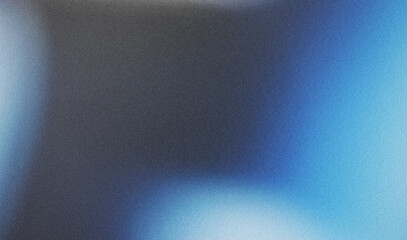 Tech Gray and Blue gradient with grainy texture, digital business background or wallpaper, Graphite...