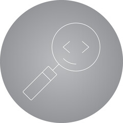 Coding icon single vector illustration