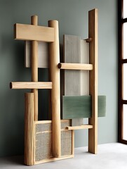 Modern Wooden Wall Panel.
