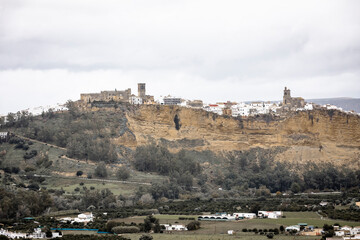 a view of Arcos de la Frontera, province of Cádiz, Andalusia, Spain