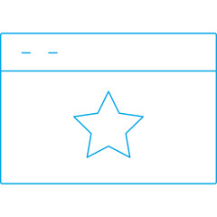 Website icon single vector illustration 