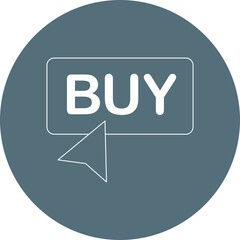 Buy icon single vector illustration