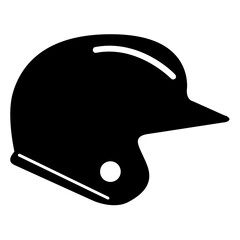 softball helmet vector