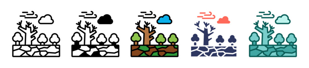 Landscape multiple icon