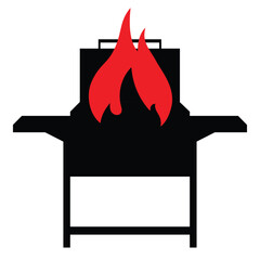 Barbecue logo design template collection. BBQ, grill, restaurant icon symbol