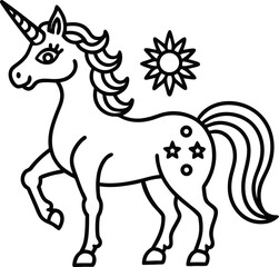 Obraz premium horse vector illustration