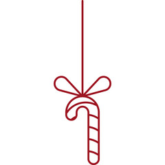 Hanging Lines Christmas Decoration