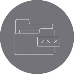 Files icon single vector illustration