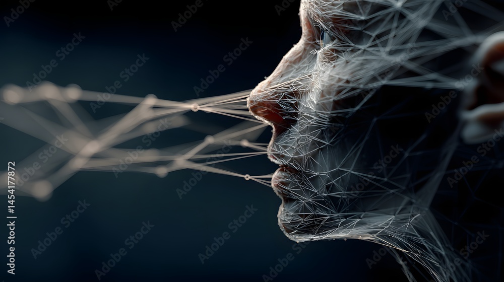 Poster decentralized login system innovation digital realm hyper realistic photo abstract environment close