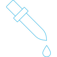 Dropper icon single vector illustration