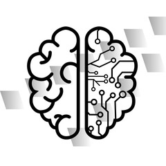 This is a design with gradient  shapes 