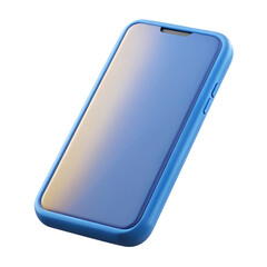 smartphone plastic 3d icons in cartoon plastic style minimal isolated on transparent white background, clipping path