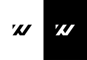 KV, VK monogram logo design