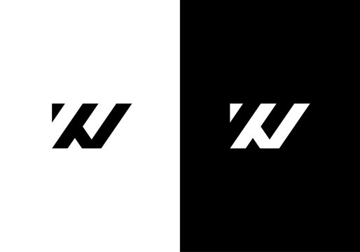 KV, VK monogram logo design