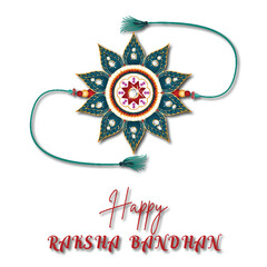 Realistic background for raksha bandhan celebration