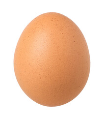 Single chicken egg isolated, transparent PNG, PNG format, cut out