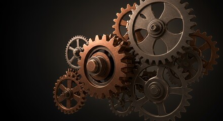 Intricate Gears: A Symphony of Metal and Motion