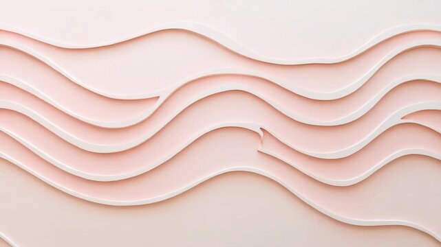 Abstract pink wavy pattern
