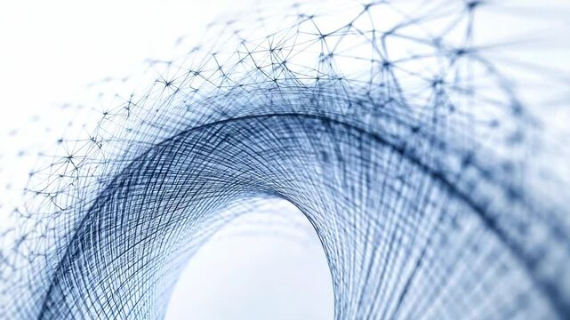 Abstract technology tunnel