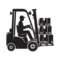 forklift truck and forklift