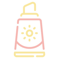 Sunscreen Bottle Icon