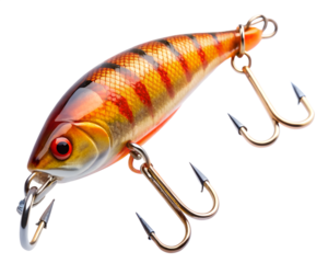 fishing bait isolated on white