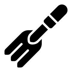 fork glyph icon