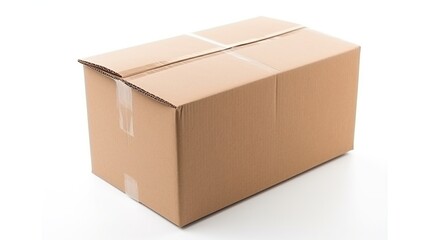 Plain cardboard box
