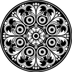 abstract mandala ornament